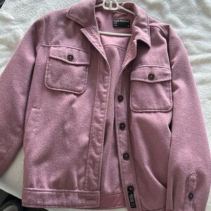 Frank and Oak purple coat